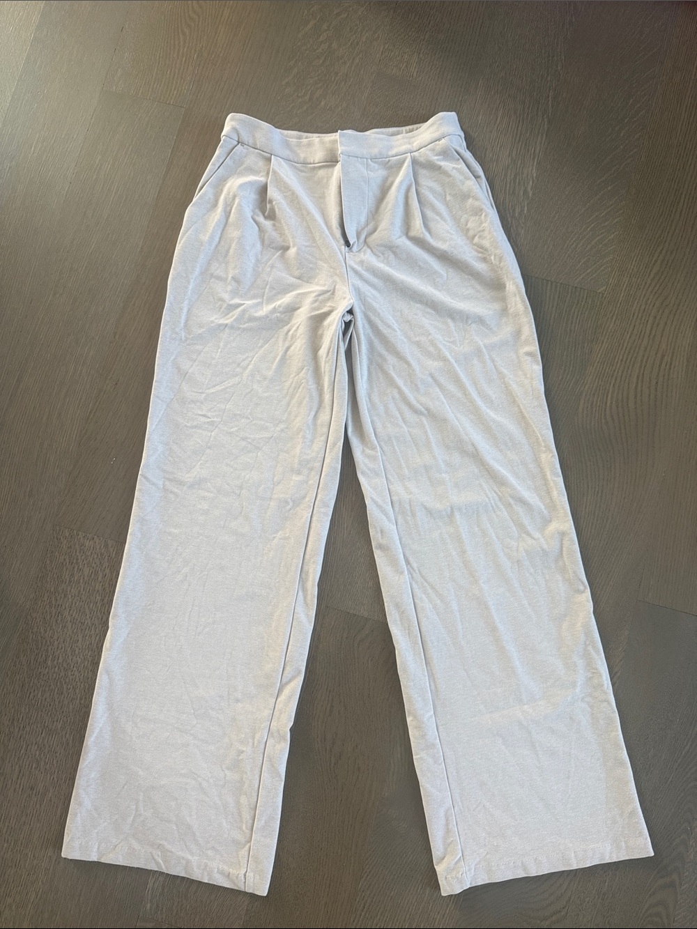 Tan women’s Vuori wide leg trousers